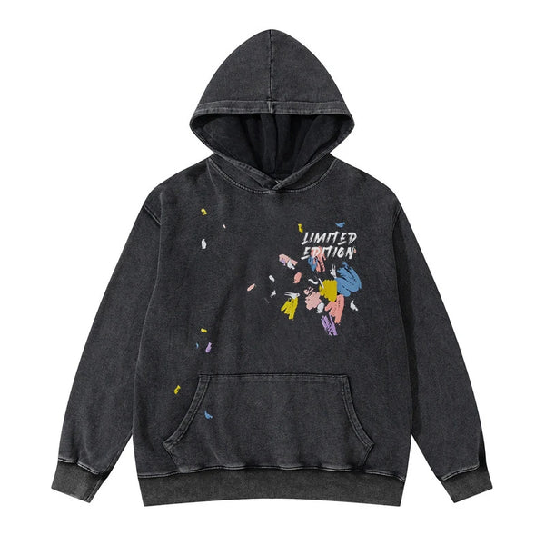 vaporwave oversized shirt featuring rainbowtouches washed hoodie vintage men high street printing fashion hip hop unisex hoodies loose casual mens clothing