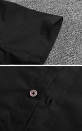 New 2022 Luxury Men Classic Embroidered stars comfortable Fashion Cotton Casual Shirts Shirt High Quality Short Sleeves A116
