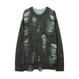 grunge pullover streetwear, modern knitwear, cozy fashion fit, stylish street outfit, modern aesthetic appeal