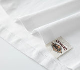 Harajuku Chrome logo – Amekaji Vintage Printed T Shirt Men 2023 Spring Summer New C