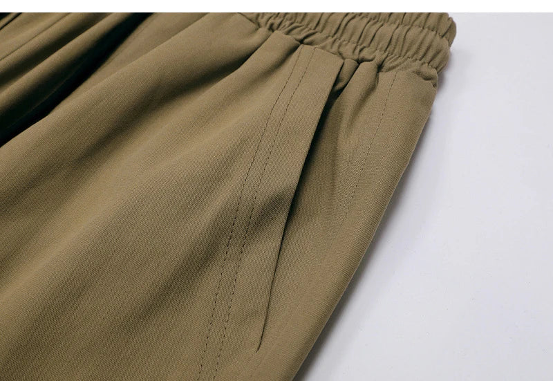 rainbowtouches new 2022 brand mens casual pants high street green pants loose straight men concise fashion mens trousers unisex unique default style 3033