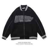 2024 New Autumn Clothing Korean Y2K Retro Letter Print Couple Baseball Uniforms Men Women Ins Loose Hip-Hop Personalized Jackets