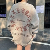 y2k flame knit sweater in soft cotton blend for fashion-forward fall wardrobes, ideal for men’s fashion and seasonal streetwe