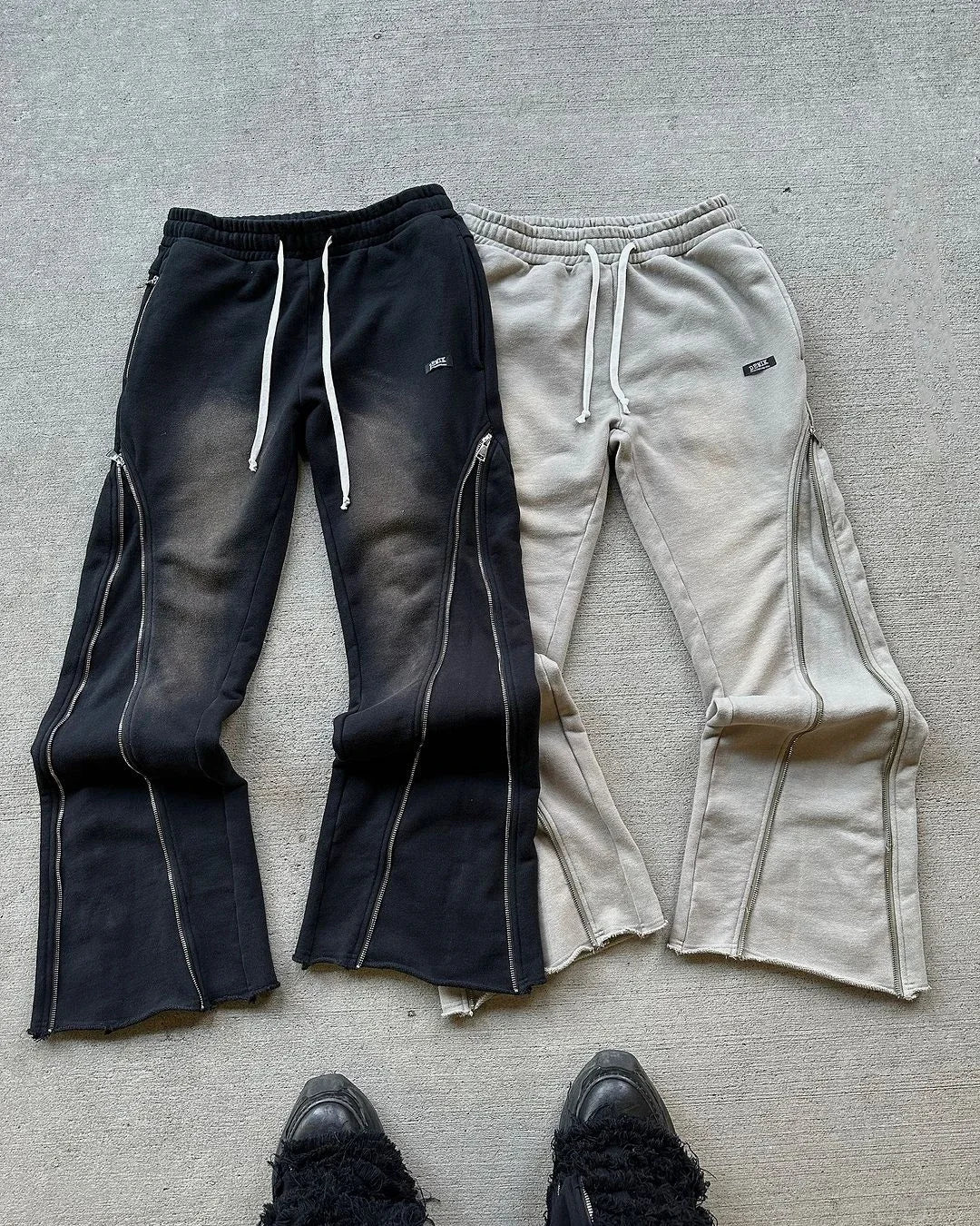 baggy casual y2k pants retro hip hop zipper cargo pants sweatpants men women harajuku letter joggers women trousers streetwear casual joggers