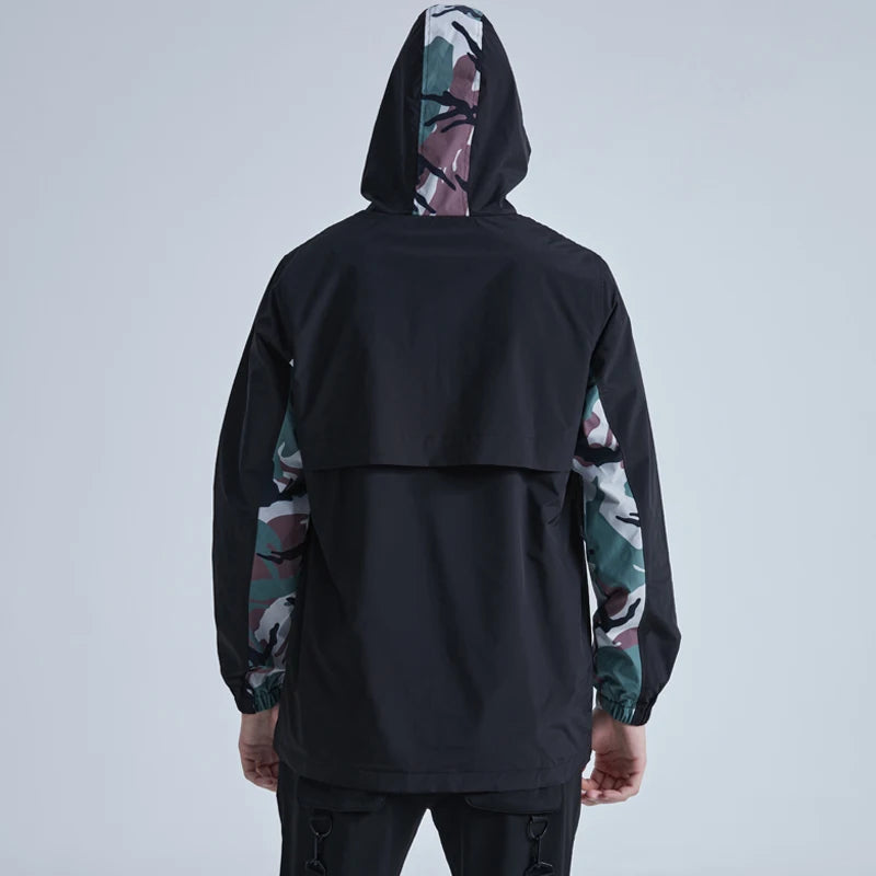 Windbreaker fleece zip-up streetwear bomber high fashion