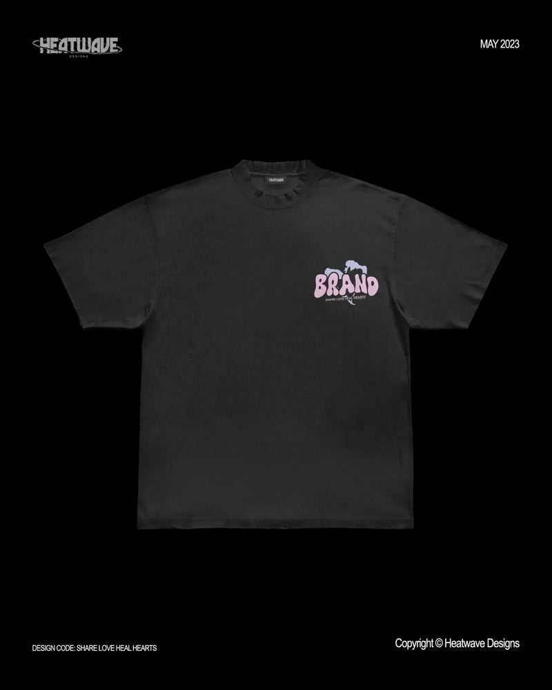 Y2K Manga Panel T-Shirt – Cry Scene Blur with Pastel Drip