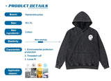 rainbowtouches cotton hoodies men high street graphic skull print anime hoodie oversized hip hop trend coat unisex essentials urban wear with bold artwork, aesthetic street look hoodie, high quality cotton pullover