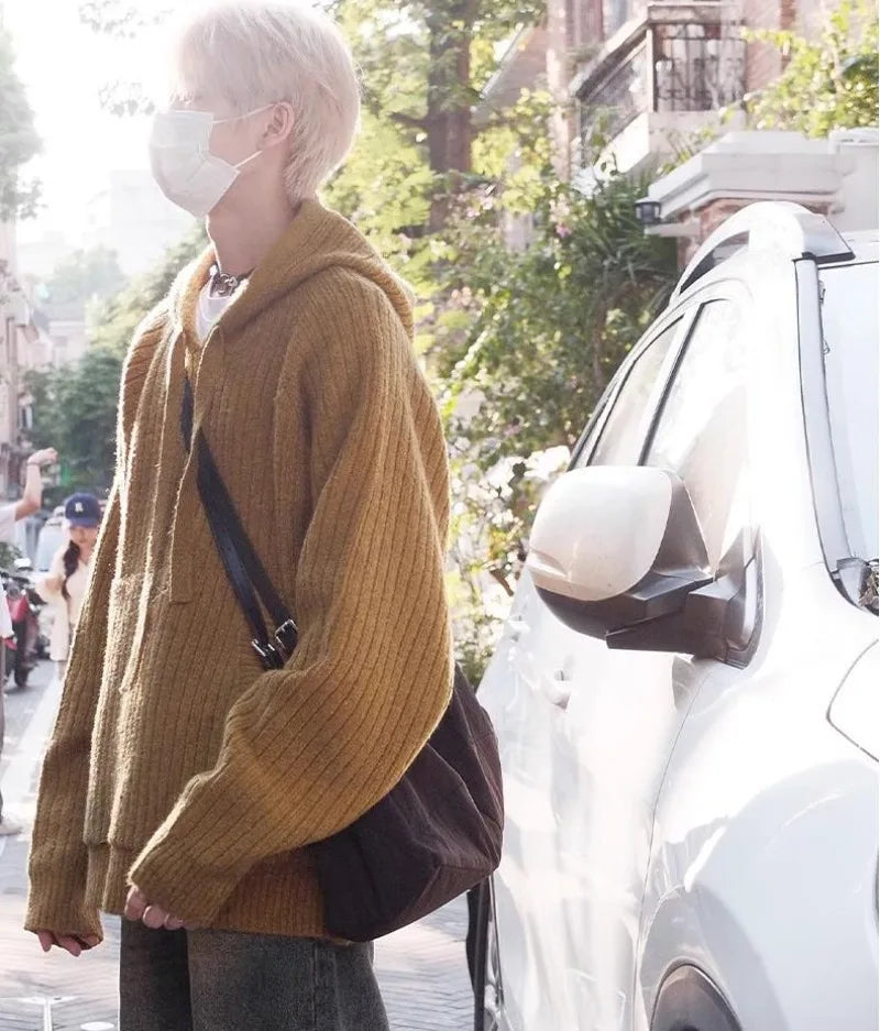 retro flame hoodie, high-street style, oversized streetwear hoodie for men, urban techwear fashion