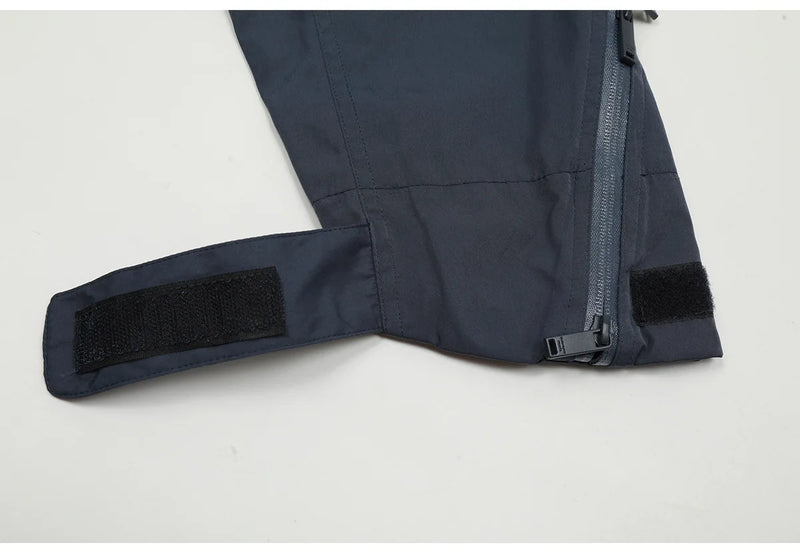 New 2023 Mens Blue Undermycar Armor zipper Parkas Windproof hooded Jacket Tatting Multiple pockets outdoor Wear size 1 2 3 #464