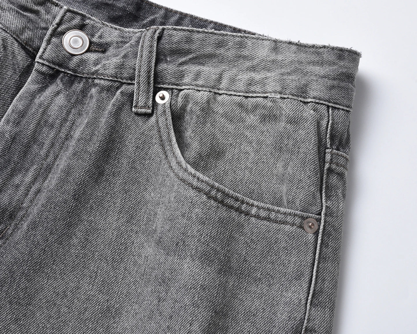 distreesed frayed painted casual baggy jeans for men ripped streetwear washed gray denim trousers oversized unisex hole cargos military streetwear pants