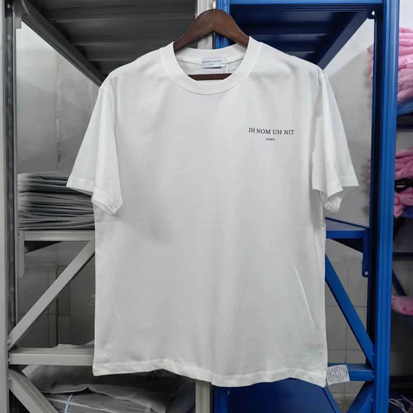 Harajuku Oversized Shirt – Black White Ih Nom Uh Nit Short Sleeve Tops Tee Men Woman Be – Urban Streetwear for Men & Women