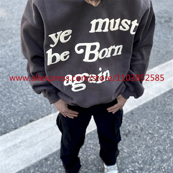 Autumn Winter New 2024 Vintage American Long Sleeved Hoodie Mens Heavy