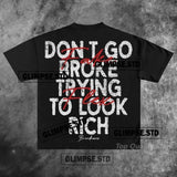 Skatercore Chrome logo – Harajuku Oversized T Shirt With New Gothic Devil Angel Lette