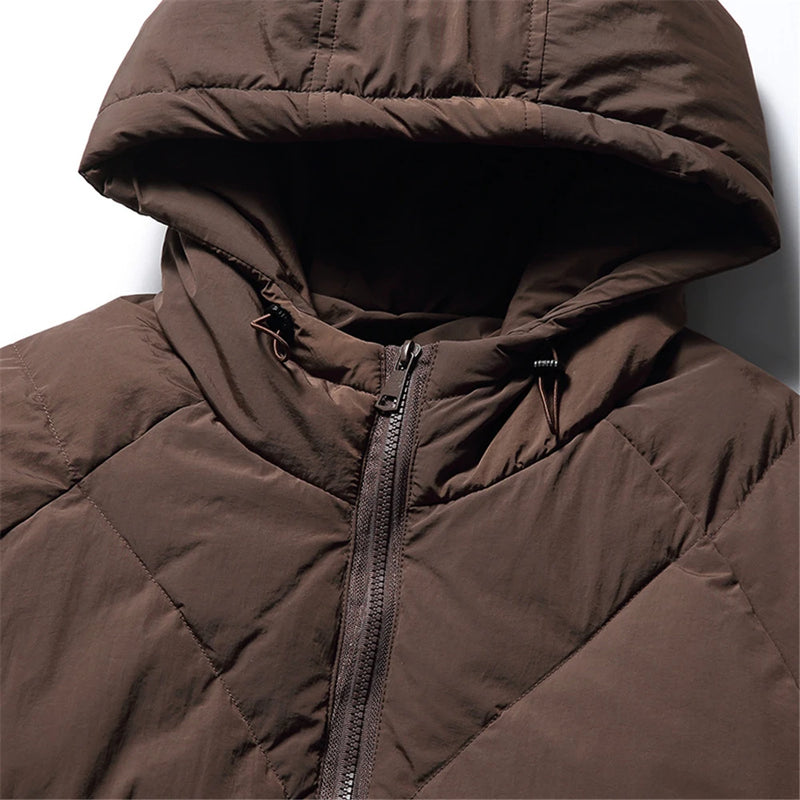 Men's Down Jackets 2023 Winter Outdoor Functional 90% White Duck Down Jacket Warm Coat For Men Thick Outwear Hip Hop Streetwear