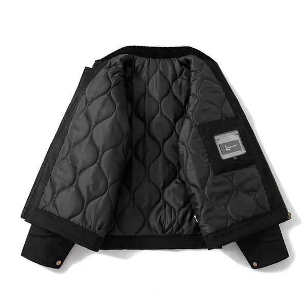 techwear bomber jacket, urban fashion, men's streetwear fashion, oversized urban jacket, high quality cold-weather coat