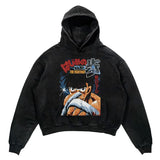 2024 Men Spring Hoodie Retro Japanese Anime Graphic Hoodies Boxer Hip