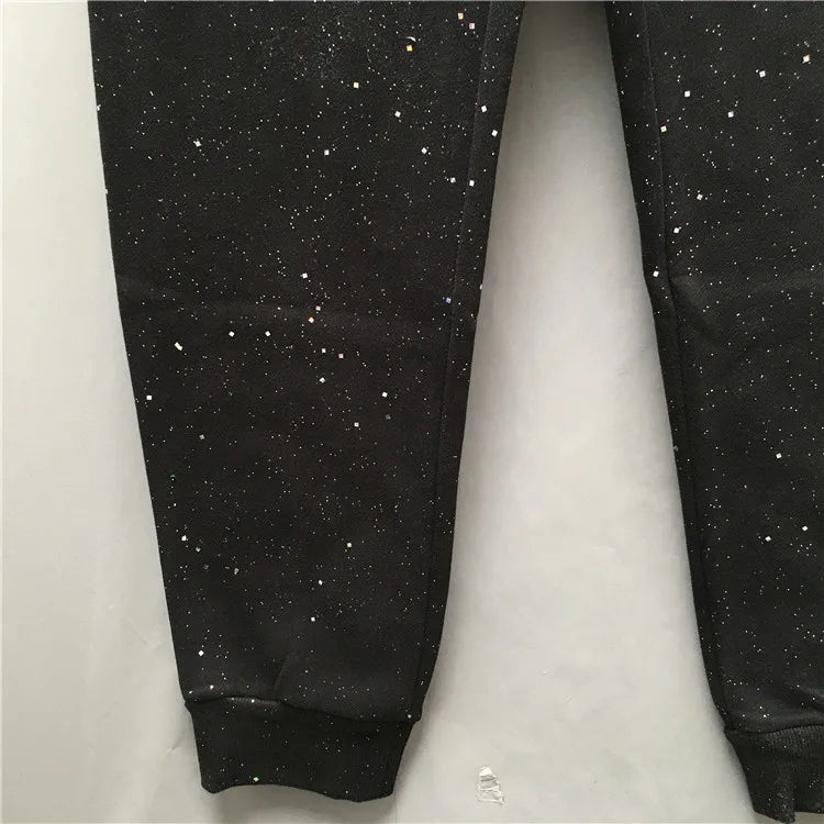 high new novelty luxury men 2022 classic shiny sky stars comfortable cotton parkour sweat casual pants sweatpants d48 unique joggers style 4396