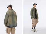 checkered streetwear jacket, daily essential, for men, fall streetwear outfit, oversized style, layered fashion, modern aesthetic