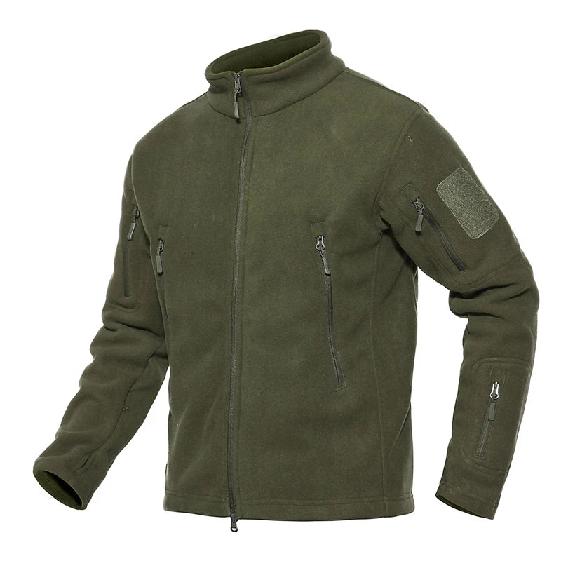 streetwear jacket featuring rainbowtouches full zip up tactical army fleece jacket military thermal warm police work coats safari jacket outwear windbreaker design – premium quality jacket for men
