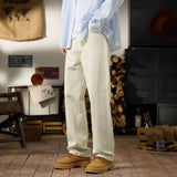 men classic fashion vintage casual loose plus size 28 42 straight white soft denim jeans pant cityboy jeans long trousers man unique jeans style 2125