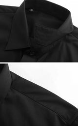 New 2022 luxury Men Classic Embroidered star bee Fashion Cotton Casual Shirts Shirt high quality Pocket Short sleeves #A40