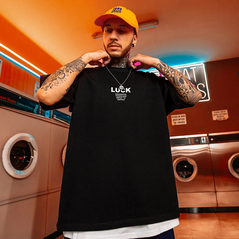 Skatercore Tribal flames – Summer Luck 7 Printed T Shirts For Men Y2K Streetwear