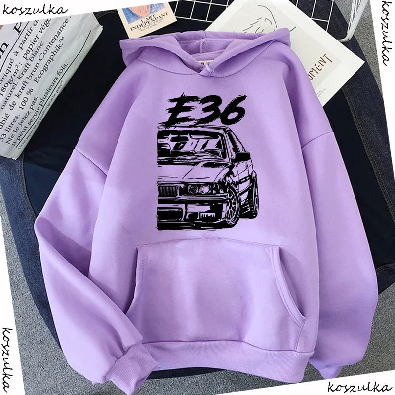 New Original Sweatshirt Harajuku Handsome Car Niche Hoodie Men And Wom