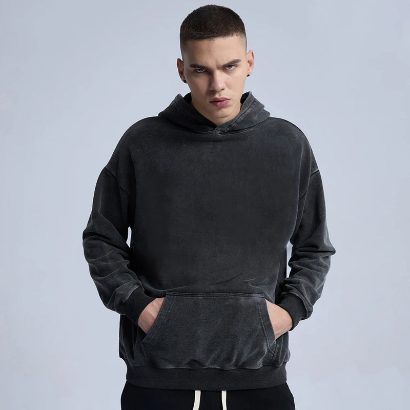 skatercore crying character featuring rainbowtouches washed mens new hoodie vintage unisex original design hoodies high street graphic fashion loose mens hoodies