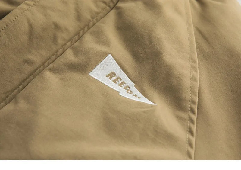 Outdoor Multi Pocket Thicken Man Jacket Winter Retro Warm Camping Cotton-padded Clothes Casual Print Loose Hooded Fashion Coat