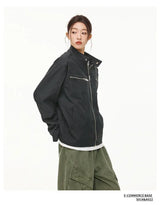 checkered varsity bomber, high-street look, men's streetwear fashion, trendy oversized fit, urban techwear design, modern hip