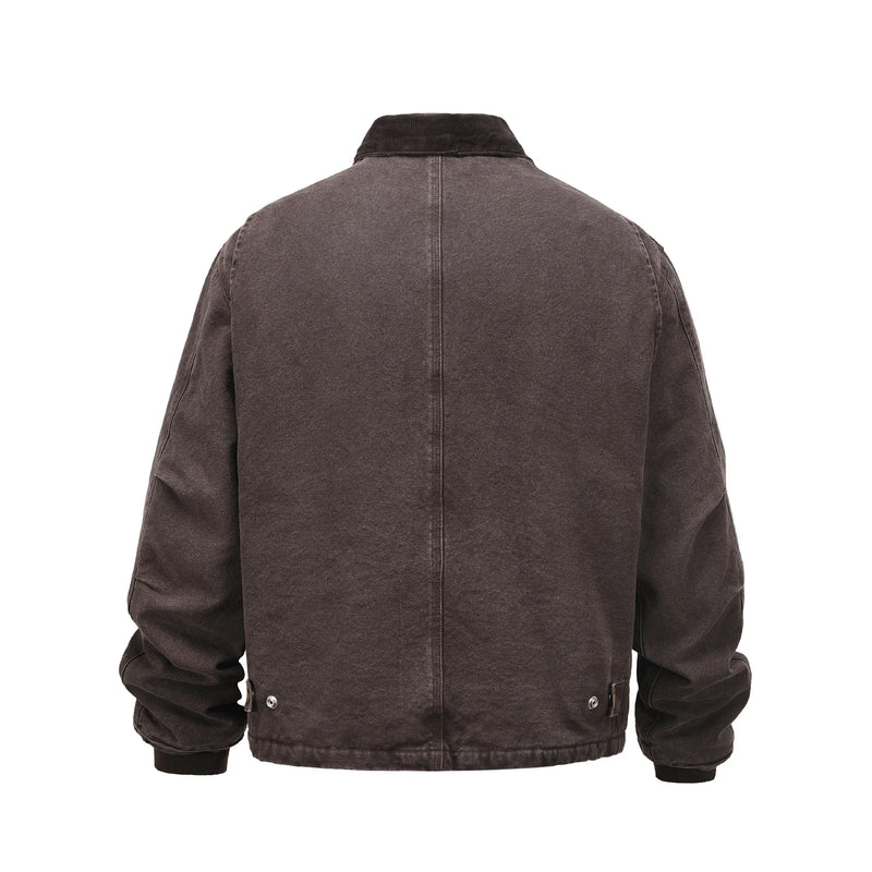 trendy coat featuring new 2023 clean fit men j97 detroit old washing multi workwear bomber coats jackets down coats shirts cotton warm winter 623 design – premium quality jacket for men