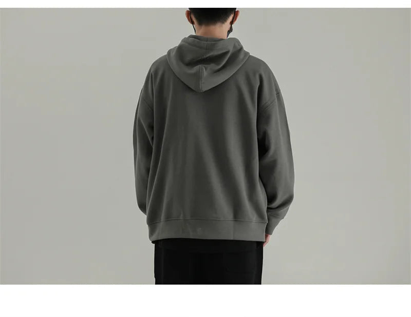 Minimalist cyber hoodie with high-tech urban design