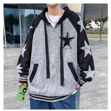 layered flame street knit, photo-ready knit, trendy urban fashion top for men, layered streetwear look