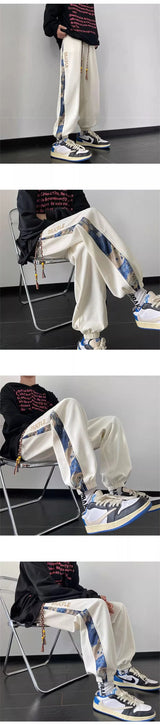 hip hop fashion anime printed sweatpants for men autumn casual corduroy baggy joggers pantalones hombre y2k streetwear trousers unique joggers style 193