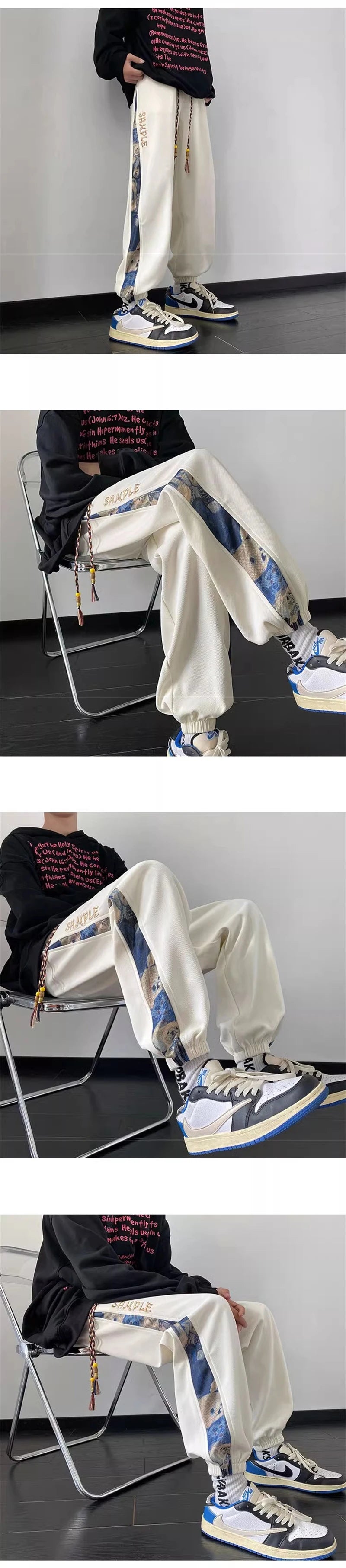 hip hop fashion anime printed sweatpants for men autumn casual corduroy baggy joggers pantalones hombre y2k streetwear trousers unique joggers style 193
