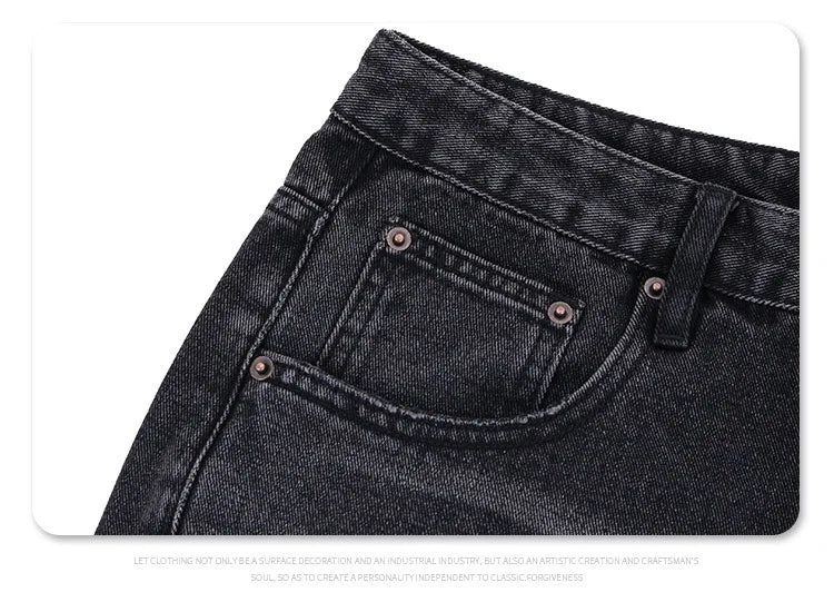 The new autumn and winter jeans are on backwards