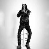 Y2K Clothes Zipper Hoodie Men Gothic Harajuku Foam Printed High Street