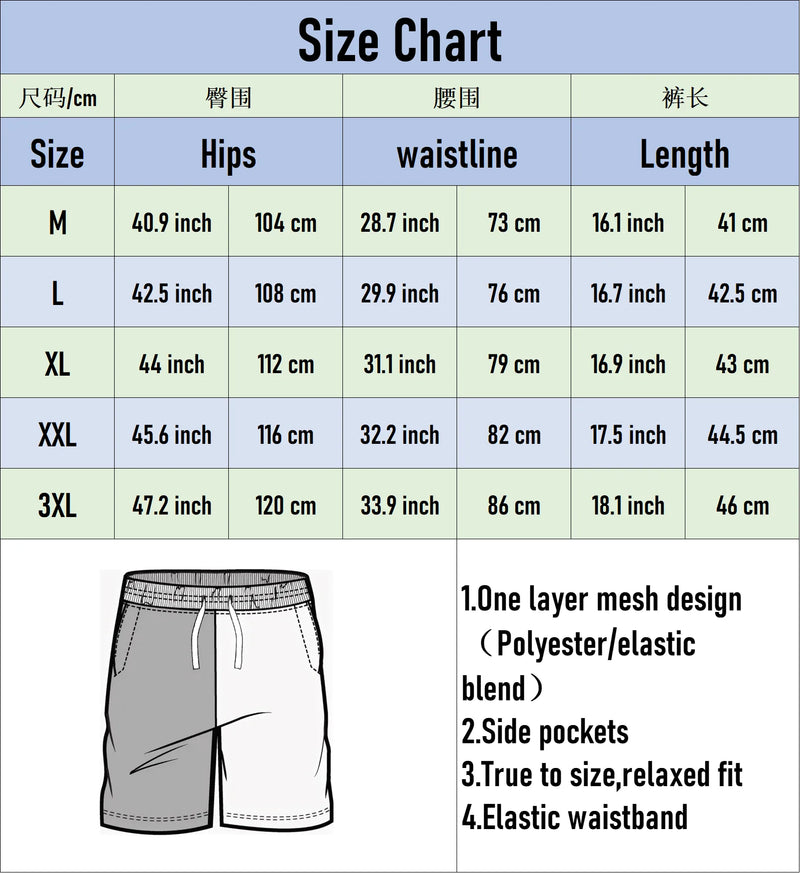 3d anime cartoon shorts men summer quick dry beach swim shorts men women couple hip hop pants clothes beach shorts y2k shorts unique shorts style 401