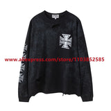 2024 Autumn Vintage American Heavy Weight Oversize Long Sleeve T Shirt