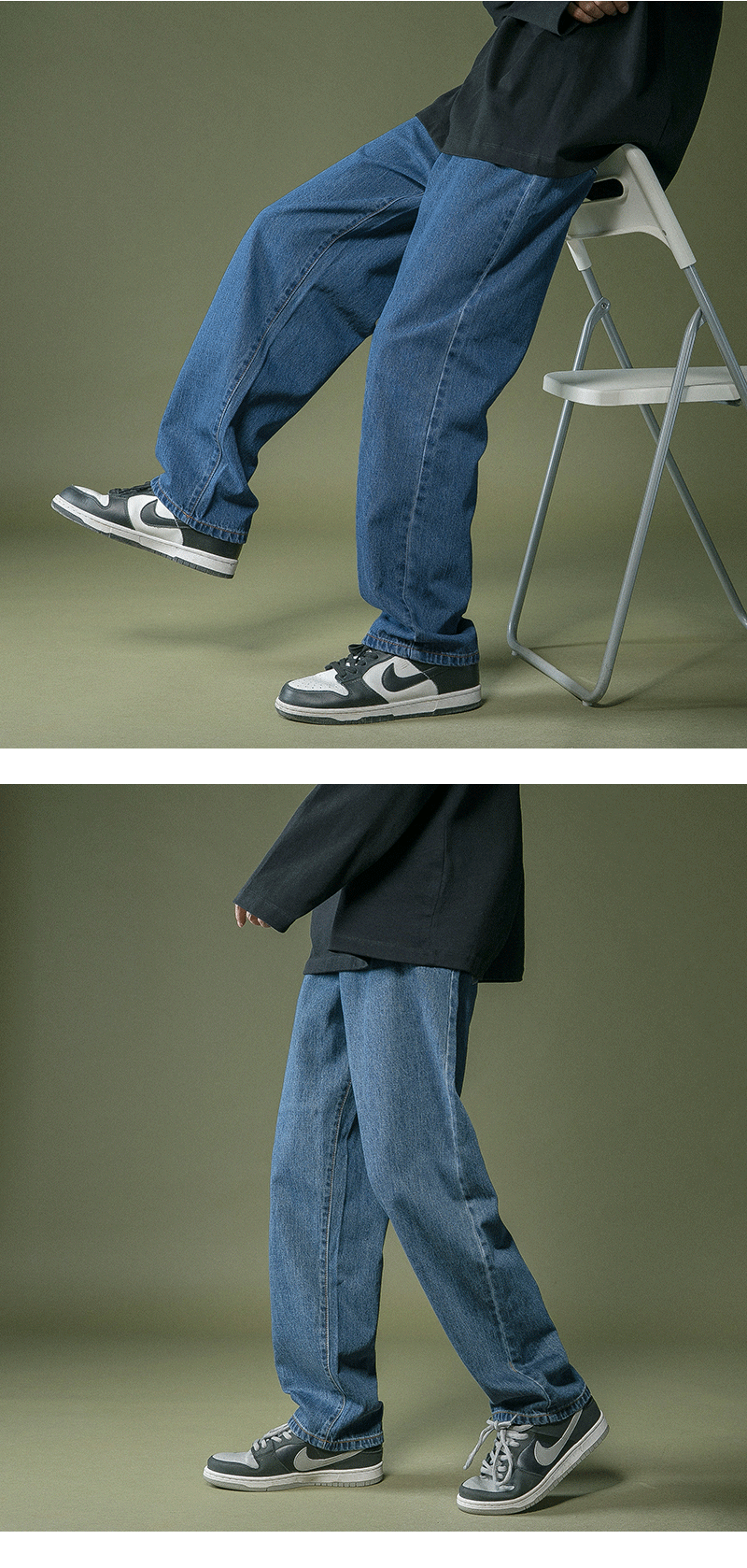 lappster men black baggy jeans streetwear 2023 harajuku casual straight pants male loose streetwear white graphic denim pants unique jeans style 2586