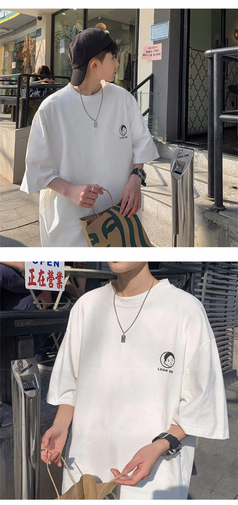 Harajuku Tribal flames – Japanese Streetwear T Shirt Mens Summer Oversized Graphic