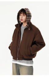zip-up minimalist jacket, cold-season outfit - must-have street style essential for fashion lovers
