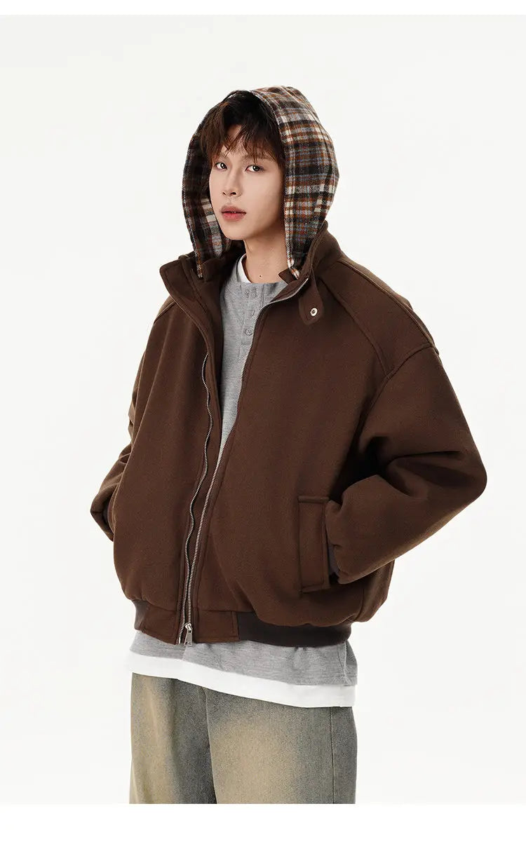 zip-up minimalist jacket, cold-season outfit - must-have street style essential for fashion lovers