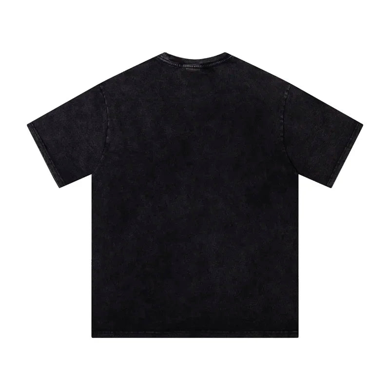 Y2K Graphic Tee – Newest Saint T Shirts Letter Pattern Tops Tee Men Woman Spri – Urban Streetwear for Men & Women