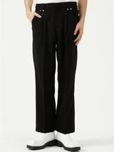 rainbowtouches men pants unisex high street waistband solid casual slim fitting pants couple loose straight mens suit pants unique default style 931