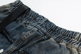 mens high street loose denim jeans casual straight retro washed jeans hip hop streetwear casual wide legs joggers baggy jeans unique joggers style 2877