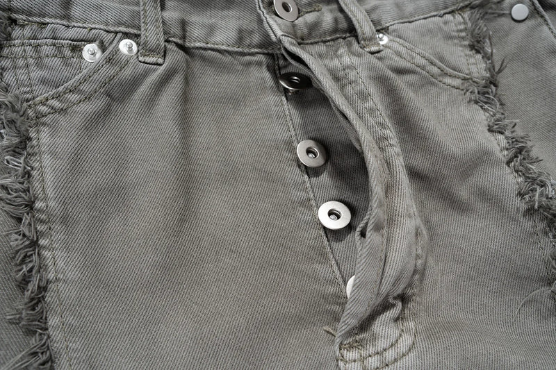 y2k streetwear tassel multi pocket jeans for men straight solid baggy cargo pants pantalones hombre casual denim trousers 1 unique cargo style 502
