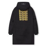 Fashion Letters Embroidery Duck Down Long Jacket Mens Plus Size Winter New Casual Hooded Zipper Parkas Warm Down Coats Jeckets