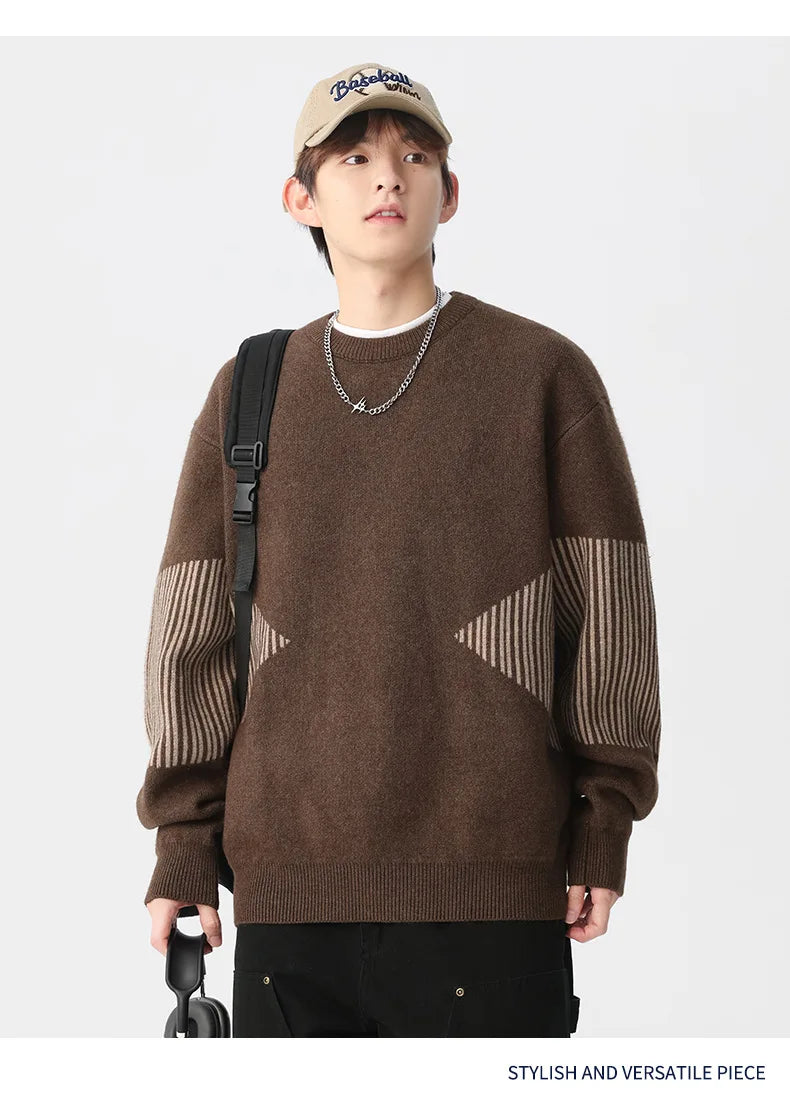 retro street knitwear, high-street look, trendy streetwear apparel for men and women