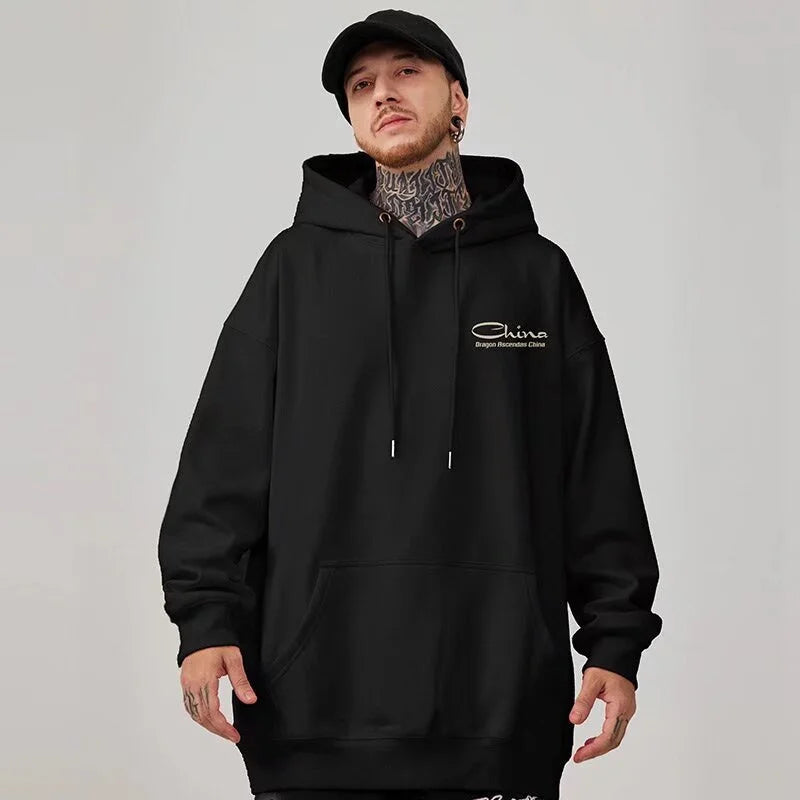 Dragon Ascendas China Graphic Sweatshirts Hombre Hip Hop Fashion Hoodie